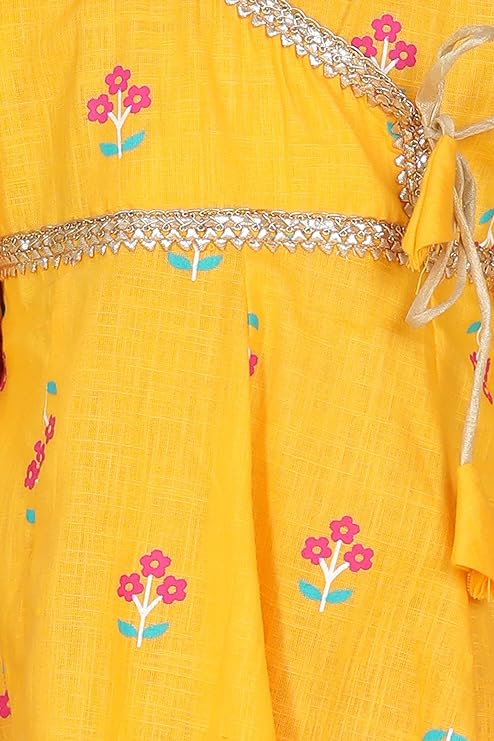 Whimsical Floral Dreams Kids Kurti and Sharara Set