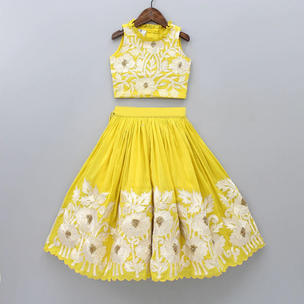 Whimsical Fairy Tale: Kids Georgette Lehenga Choli Set