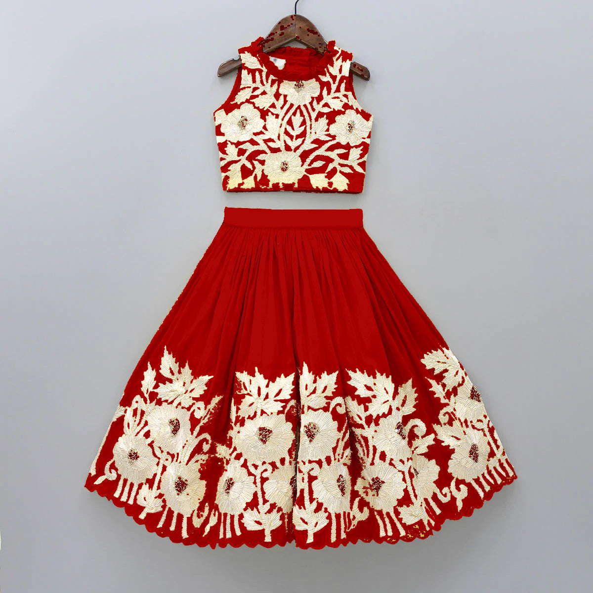 Whimsical Fairy Tale: Kids Georgette Lehenga Choli Set