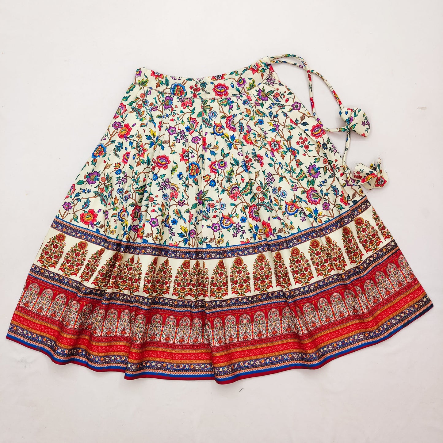 Enchanting Princess Lehenga Choli Set for Little Divas - Vibrant Rayon with Adorable Prints