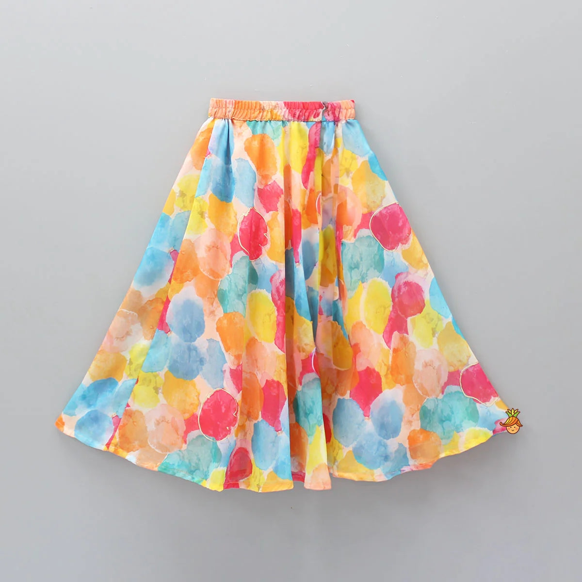 Enchanting Yellow Floral Princess Lehenga Choli for Girls - Adorable Ethnic Wear for Little Fashionistas