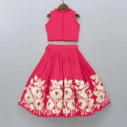 Whimsical Fairy Tale: Kids Georgette Lehenga Choli Set