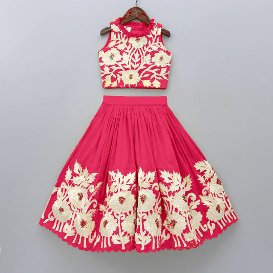 Whimsical Fairy Tale: Kids Georgette Lehenga Choli Set