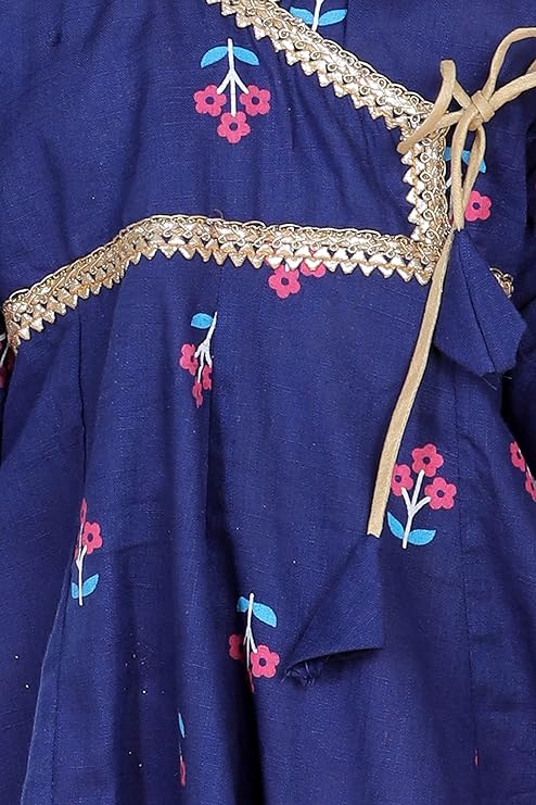 Whimsical Floral Dreams Kids Kurti and Sharara Set