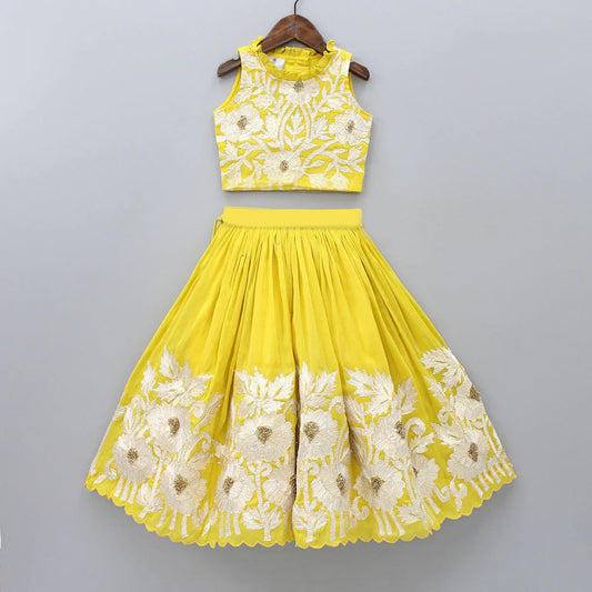 Whimsical Fairy Tale: Kids Georgette Lehenga Choli Set