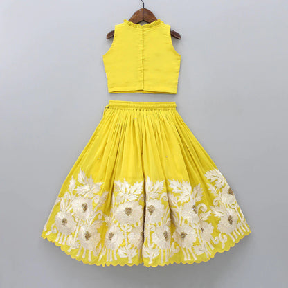 Whimsical Fairy Tale: Kids Georgette Lehenga Choli Set