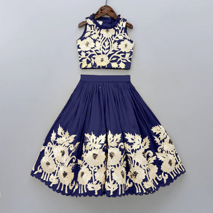 Whimsical Fairy Tale: Kids Georgette Lehenga Choli Set