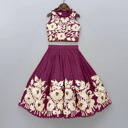 Whimsical Fairy Tale: Kids Georgette Lehenga Choli Set