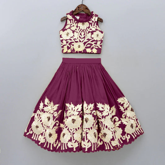 Whimsical Fairy Tale: Kids Georgette Lehenga Choli Set