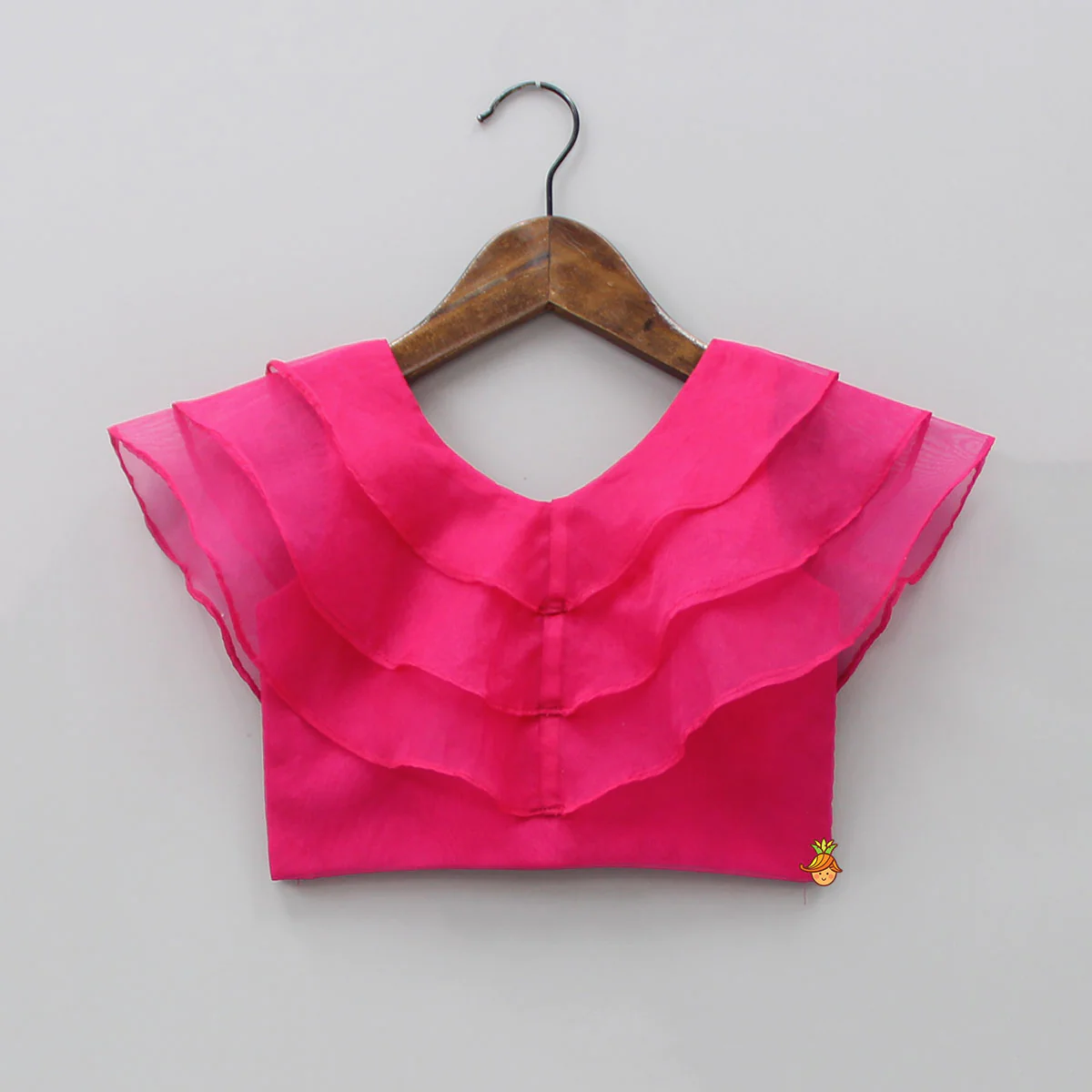 Enchanting Pink Floral Princess Lehenga Choli for Girls - Adorable Ethnic Wear for Little Fashionistas