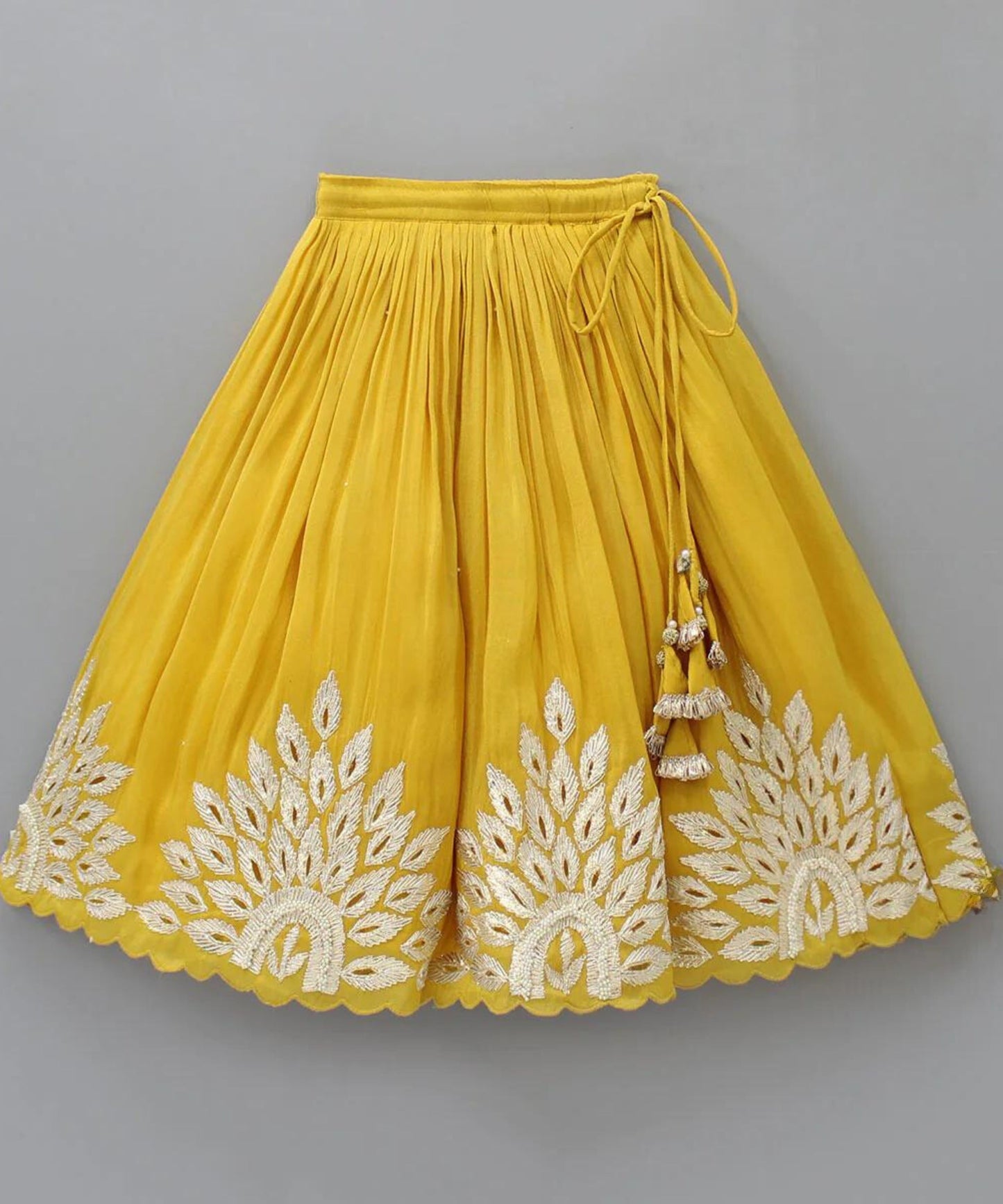 Enchanting Blossoms: Kids Cotton Lehenga Choli Set